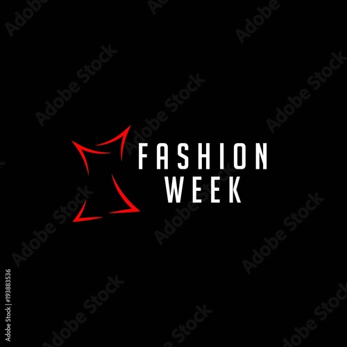 Fashion Week Vector Template Design