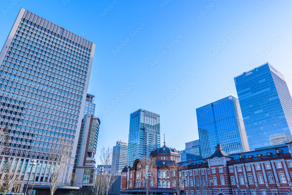 東京都心の高層ビル