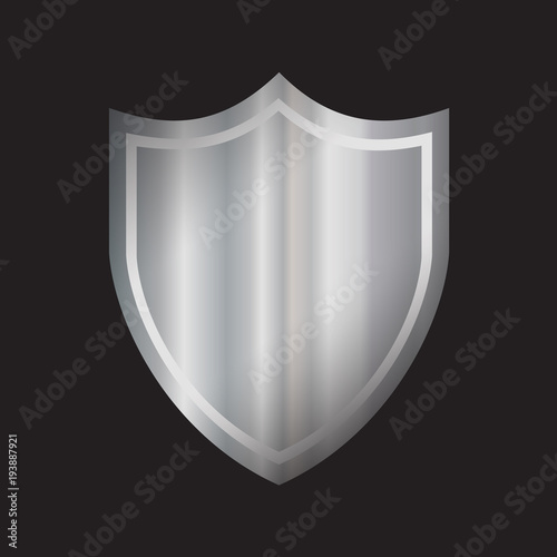 Silver Shield Icon