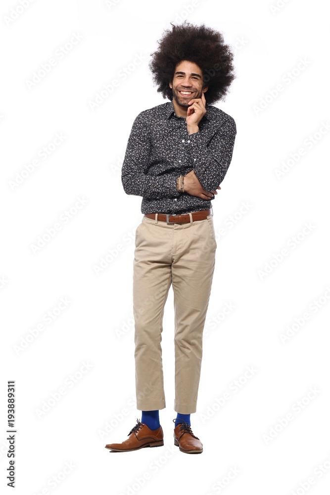 Full body afro man Full body afro man