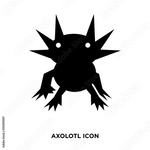 axolotl icon vector