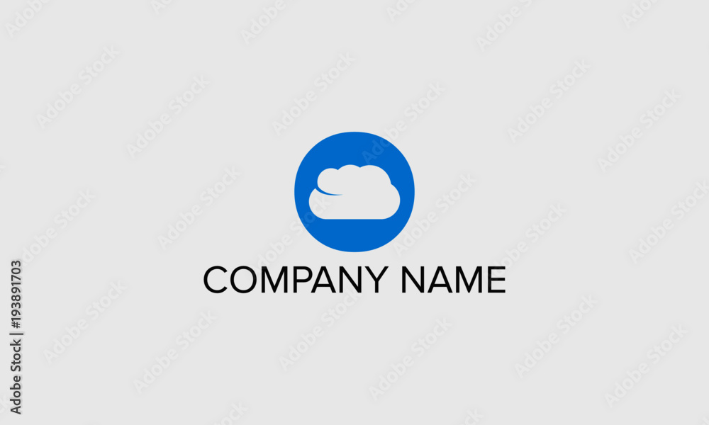 Cloud logo design