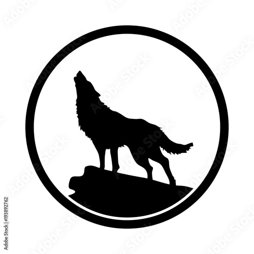 wolf. simple icon