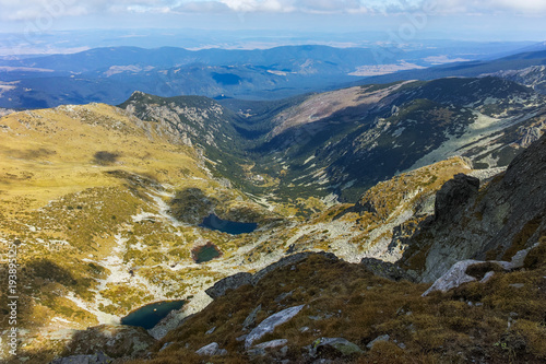 Amazing Landscape from Malyovitsa peak, Rila Mountain, Bulgaria