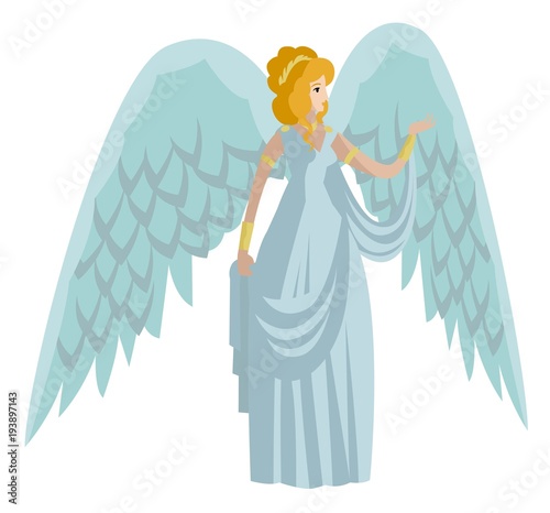 blonde dressed angel