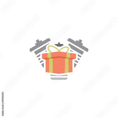 Gift Engine Logo Icon Design