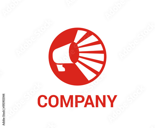 shout logo design concept