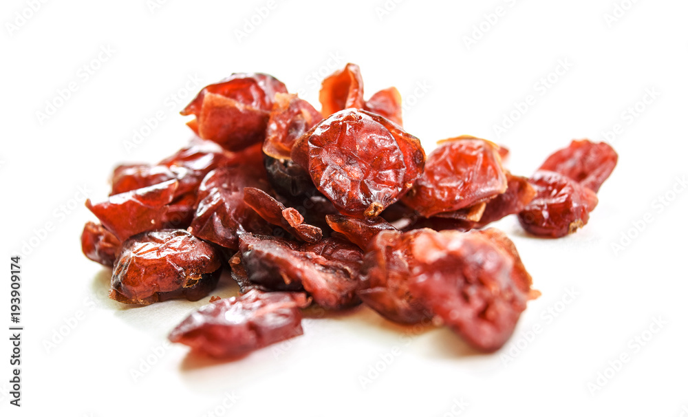 Pile of dried cranberies Pile of dried cranberies