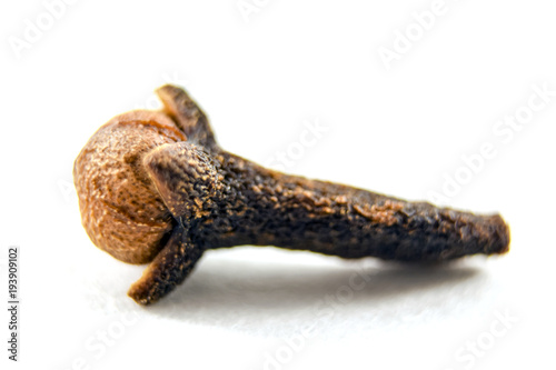 Extreme closeup of dried clove