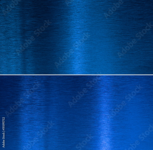 blue metal textures color set