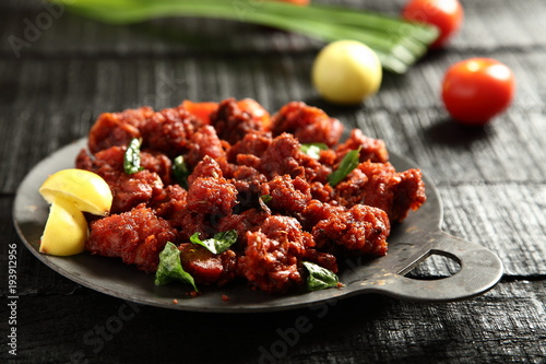 Healthy homemade meat fry Indian recipe,