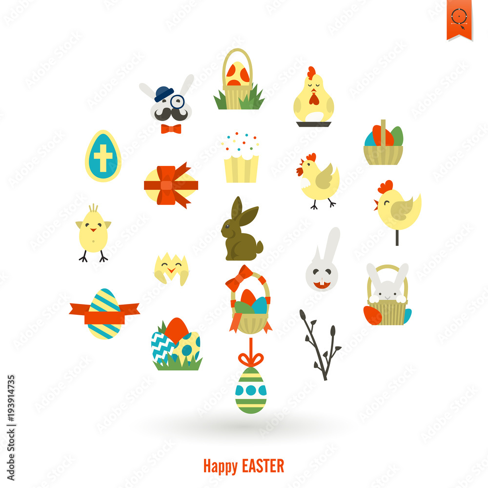 Celebration Easter Icons