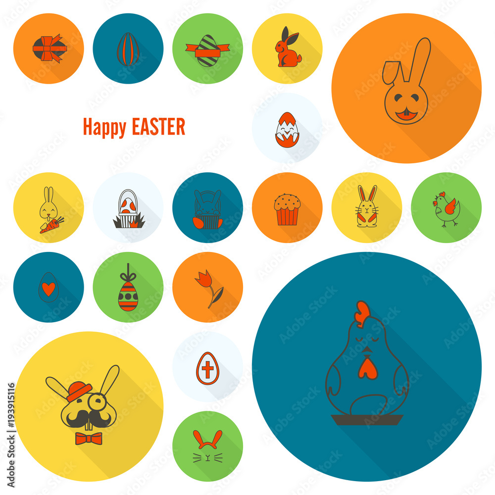 Celebration Easter Icons