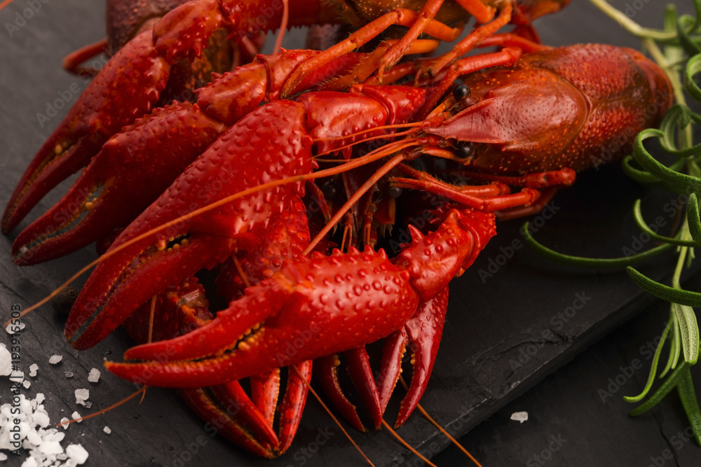 Delicious food. Cancer the river boiled Delicious food. Cancer the river boiled