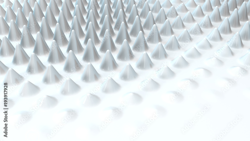 Naklejka premium powierzchnia igły