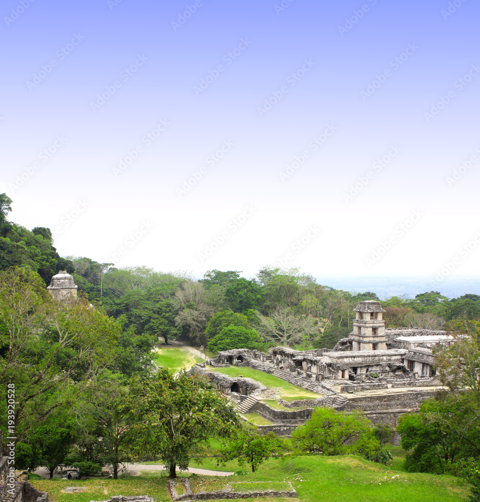 Ruins of Royal palace, Palenque, Chiapas, Mexico Ruins of Royal palace, Palenque, Chiapas, Mexico