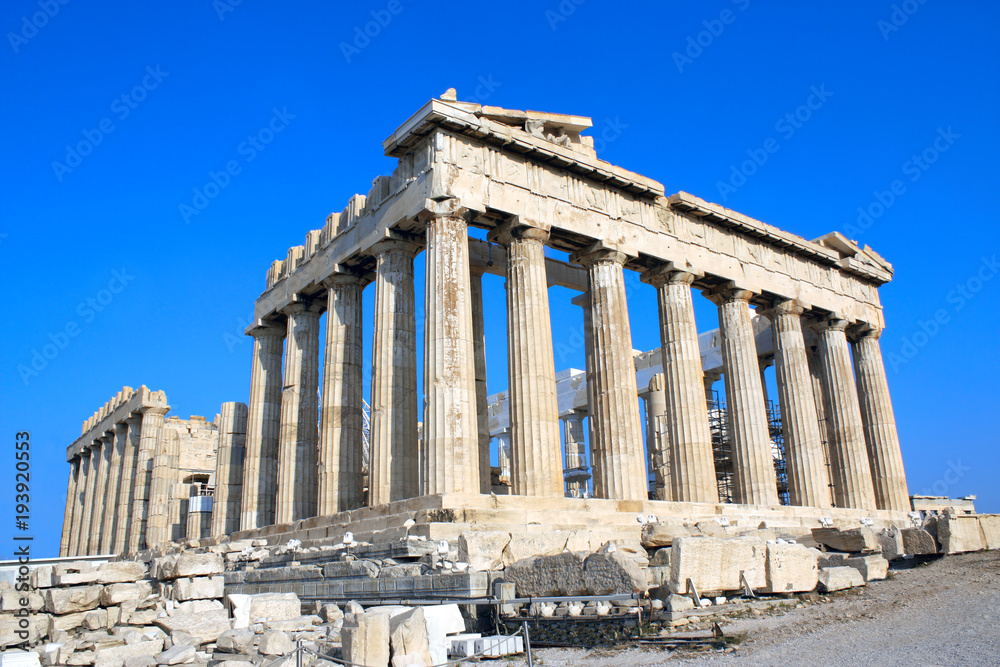 Obraz premium Parthenon on the Acropolis, Athens, Greece