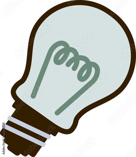 Broken light bulb