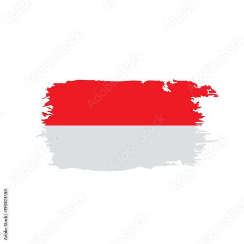 Indonesia flag  vector illustration