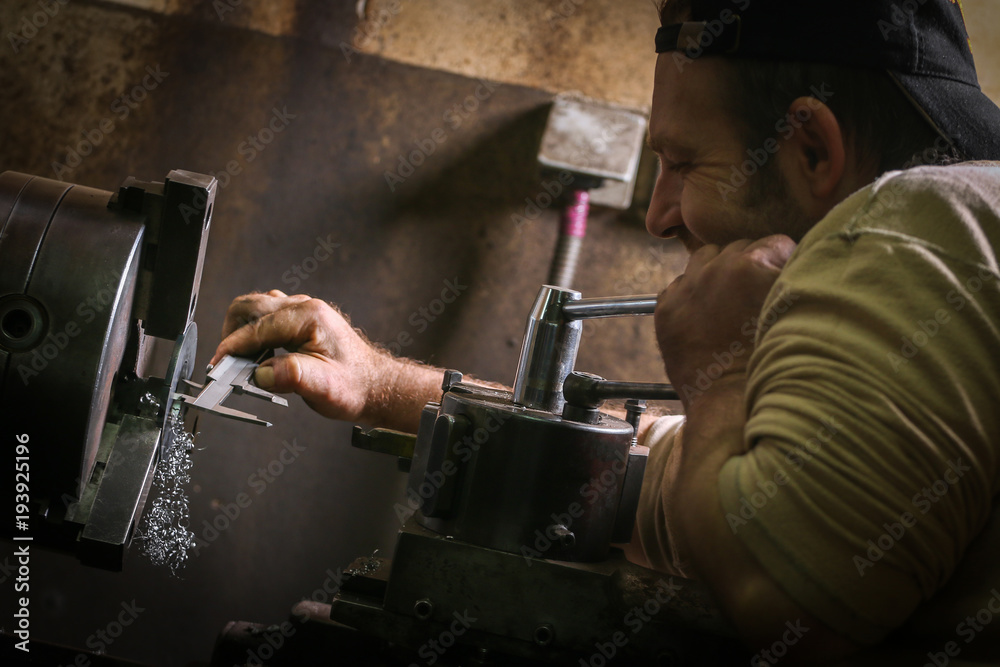 Professional measuring of material Professional measuring of material