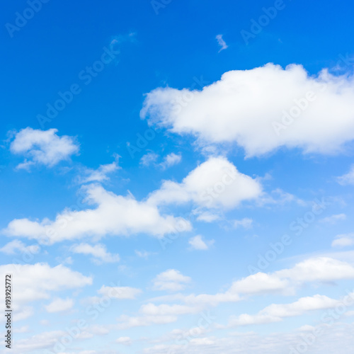 Clouds with blue sky background.
