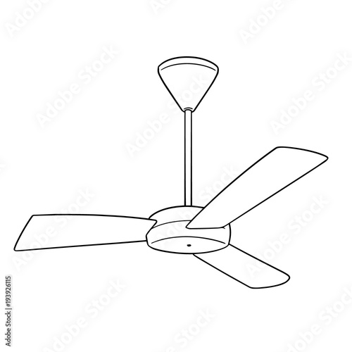 vector of ceiling fan