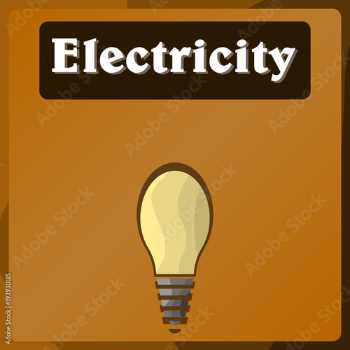 Vector image of a table in the supermarket department with electrical goods. Color pattern. Background. Stickers.
