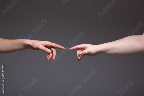 Hands together