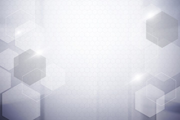 Abstract hexagon background