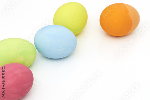 Easter Festival Backgrounds with colored eggs