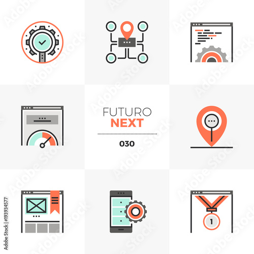 Search Optimization Futuro Next Icons