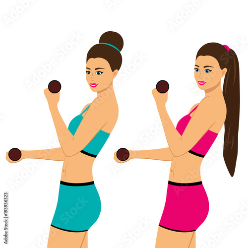 Healthy Lifestyle. Health.Sports girl.