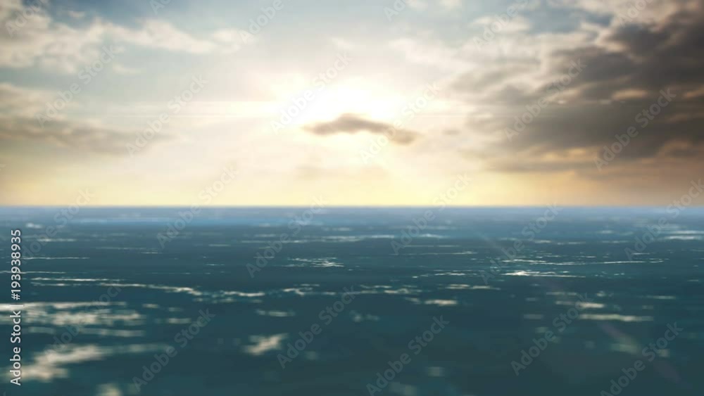 custom made wallpaper toronto digitalThe calm sea at sunset