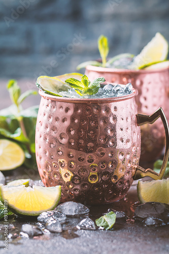 Moscow mule cocktail