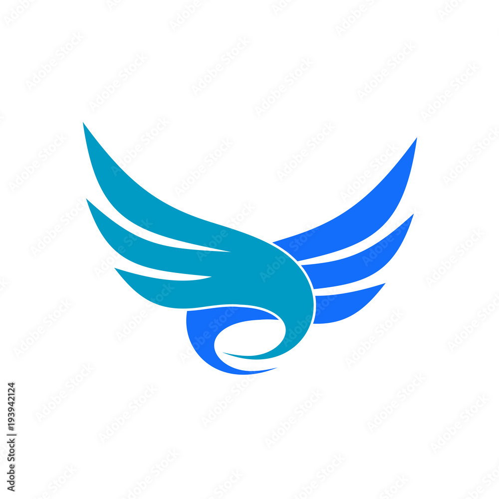 Obraz premium Wings Abstract Logo Vector