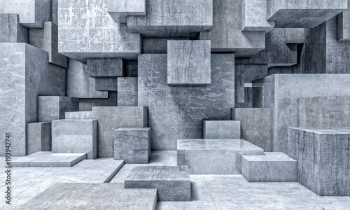 Obraz geometric 3d background