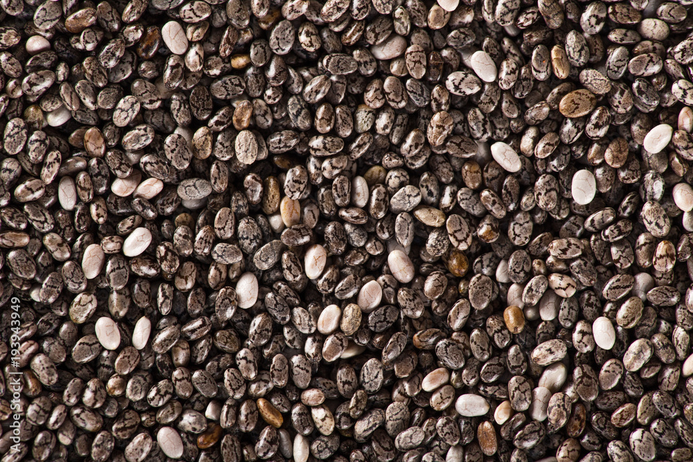 Close-up chia seeds, texture background. Close-up chia seeds, texture background.