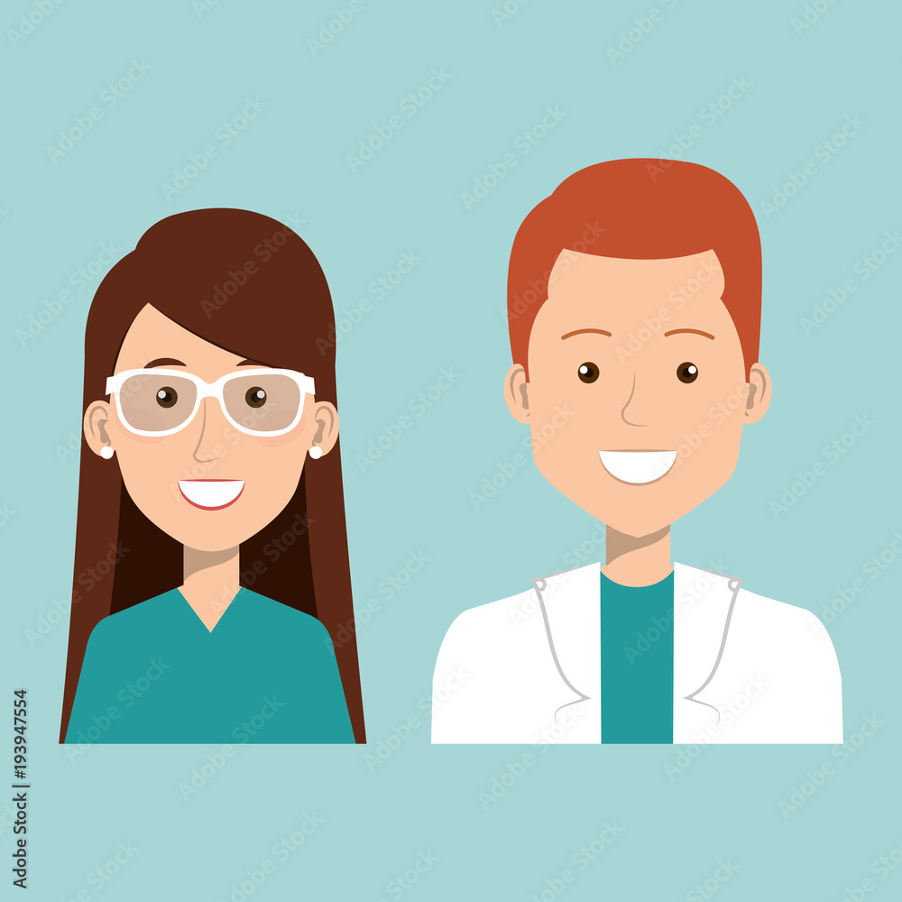 group of medical staff characters vector illustration design group of medical staff characters vector illustration design