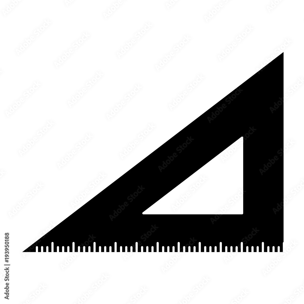triangle rule school supply icon vector illustration design triangle rule school supply icon vector illustration design