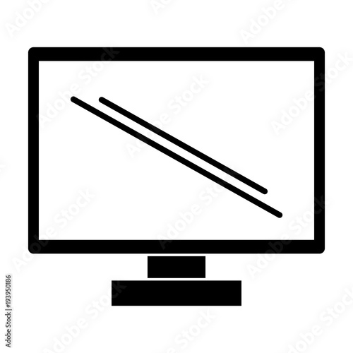 computer display isolated icon vector illustration design