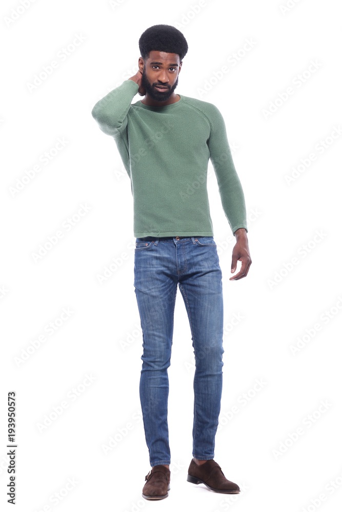 Full body afro man Full body afro man