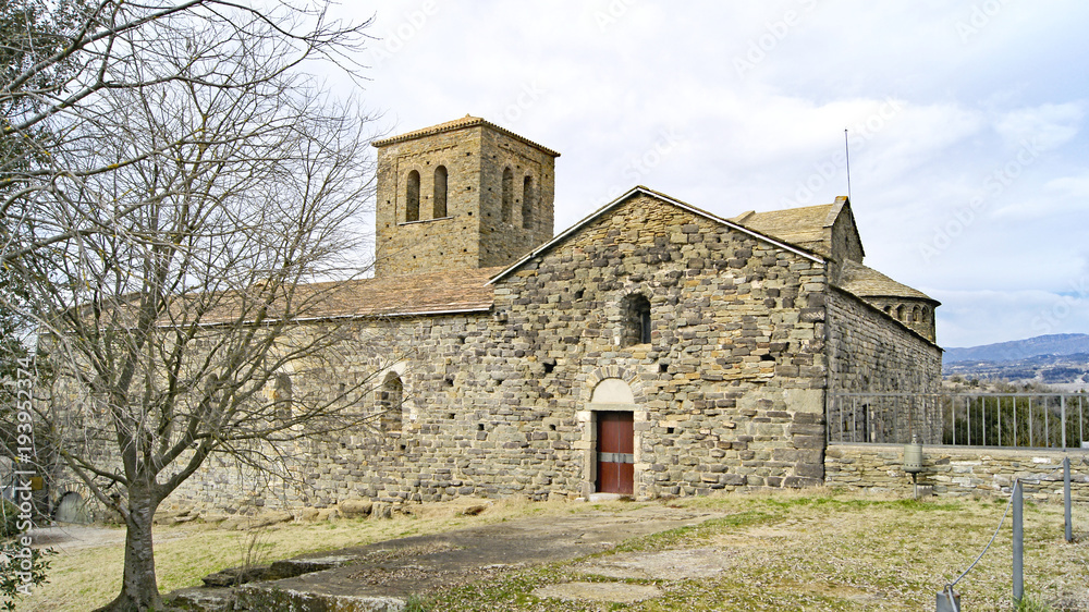 Monasterio de Sant Pere de Casserres, Comarca del Osona, Barcelona, Catalunya, España