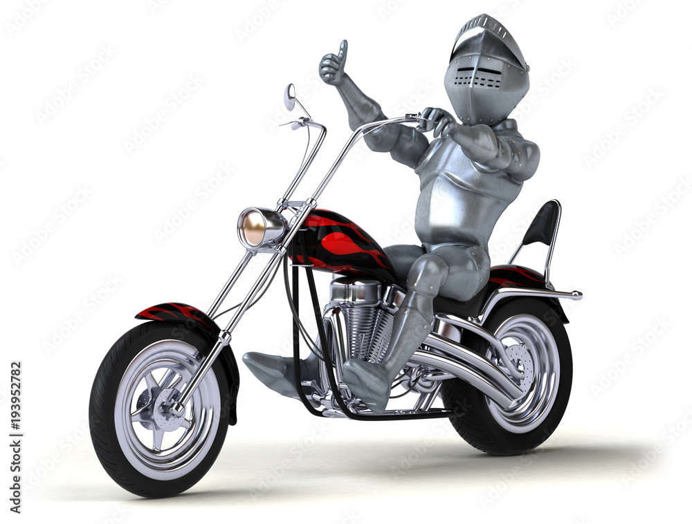 Fun knight - 3D Illustration