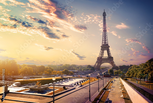 Trocadero and Eiffel Tower