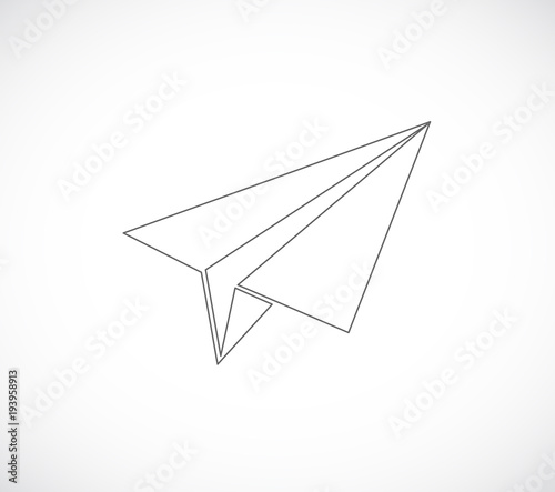 paper plane icon