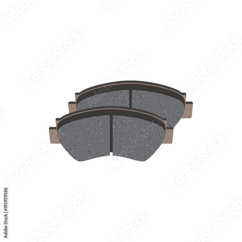 Vector brake pads isolated