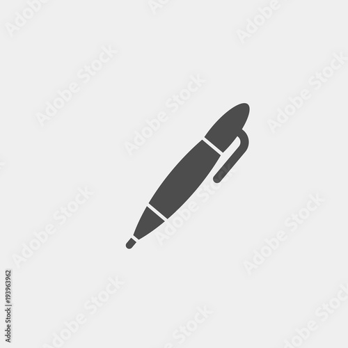 Pen flat vector icon