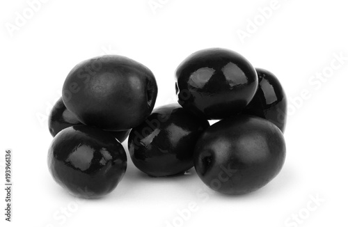 stuffed olives isolated on white background