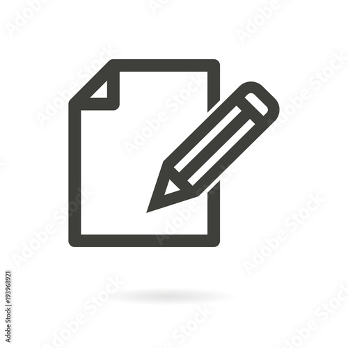 Edit vector icon.