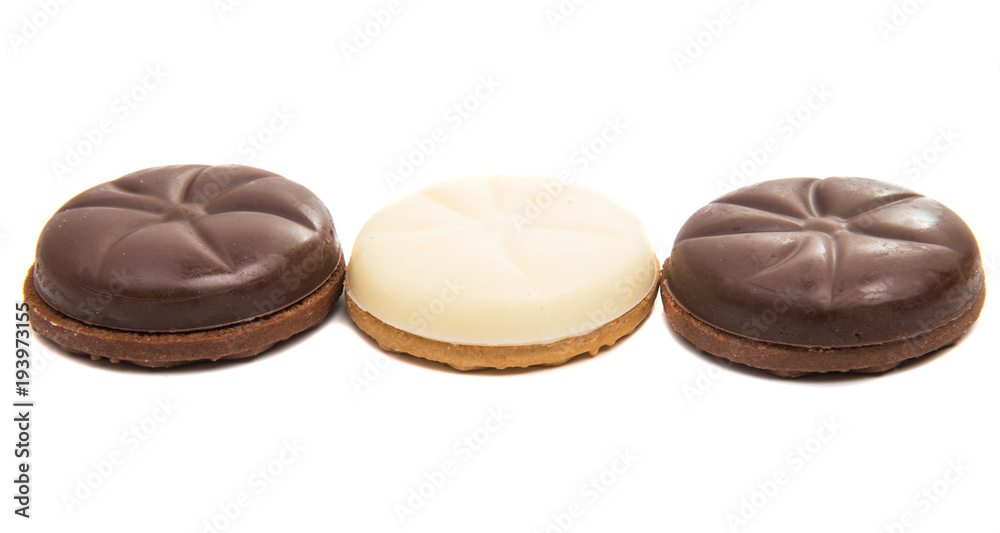 chocolate cookies isolated chocolate cookies isolated
